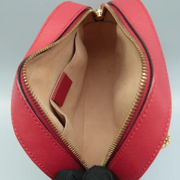 100% Authentic GUCCI Blooms Blue&Red Canvas Shoulder Bag - Picture 9 of 12